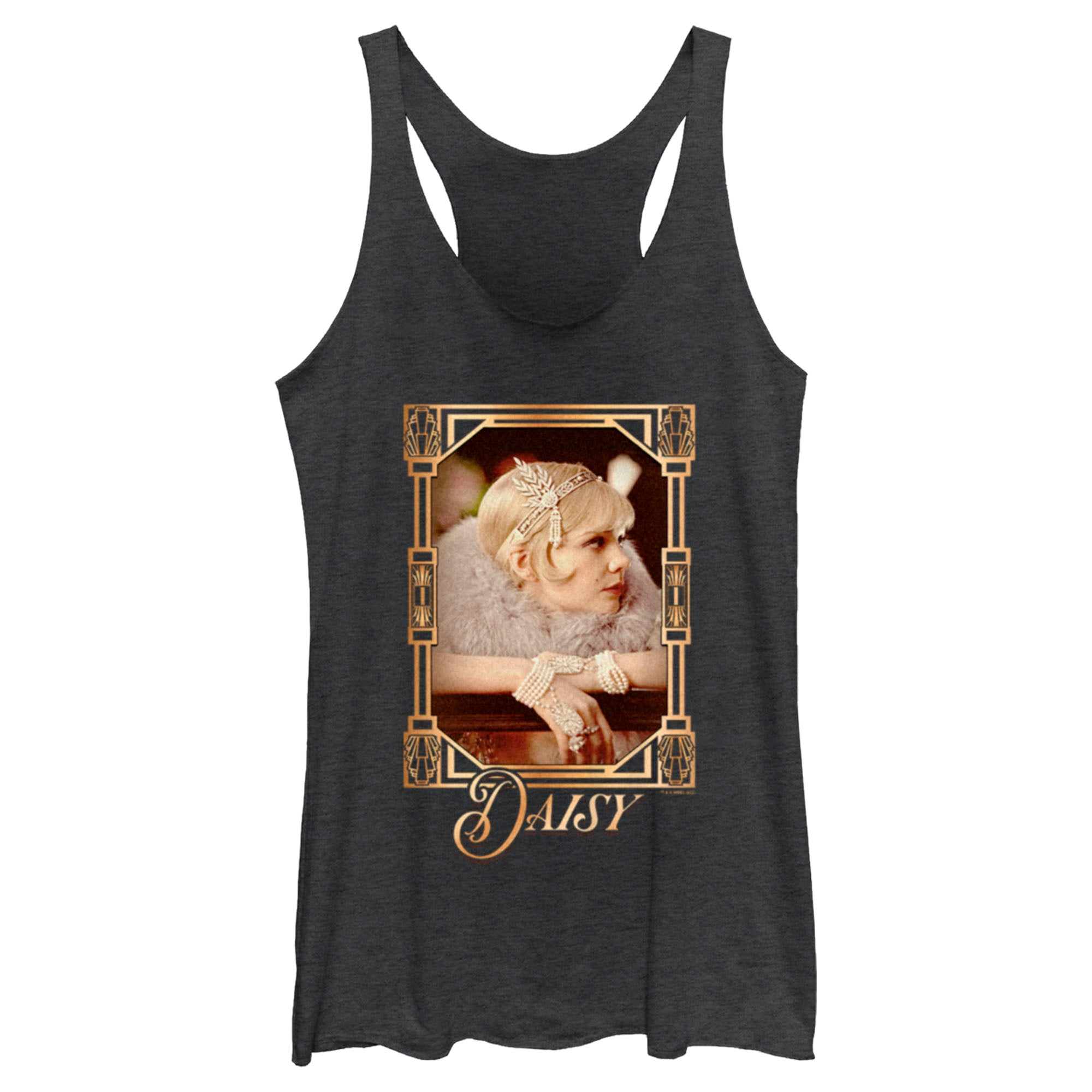 Women’S The Great Gatsby Daisy Buchanan Portrait Racerback Tank Top