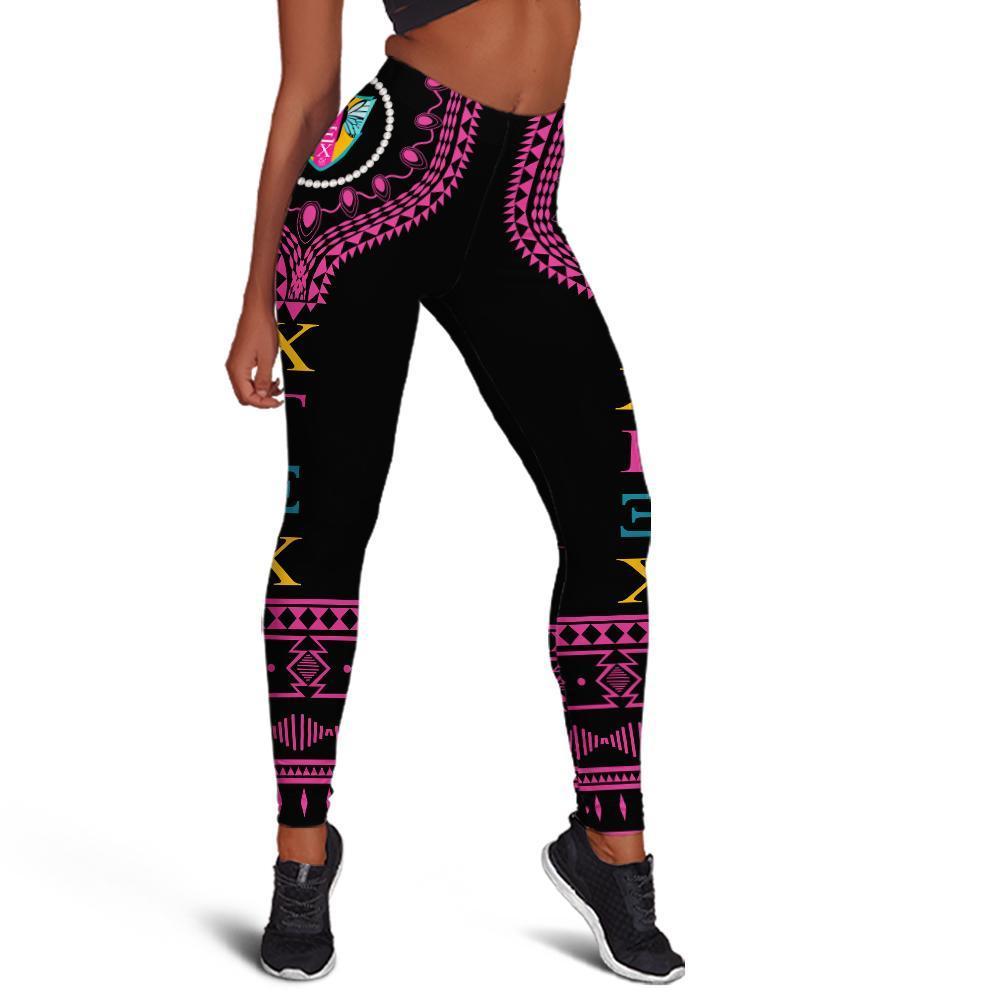 Greek Life Leggings – Chi Gamma Xi Chi Dashiki Leggings – Alva Style J8