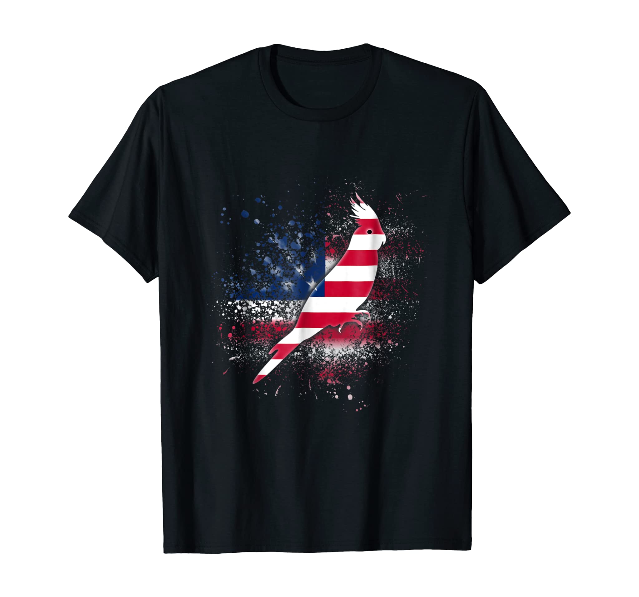 Cockatiel Independence day Shirt Patriotic US Flag