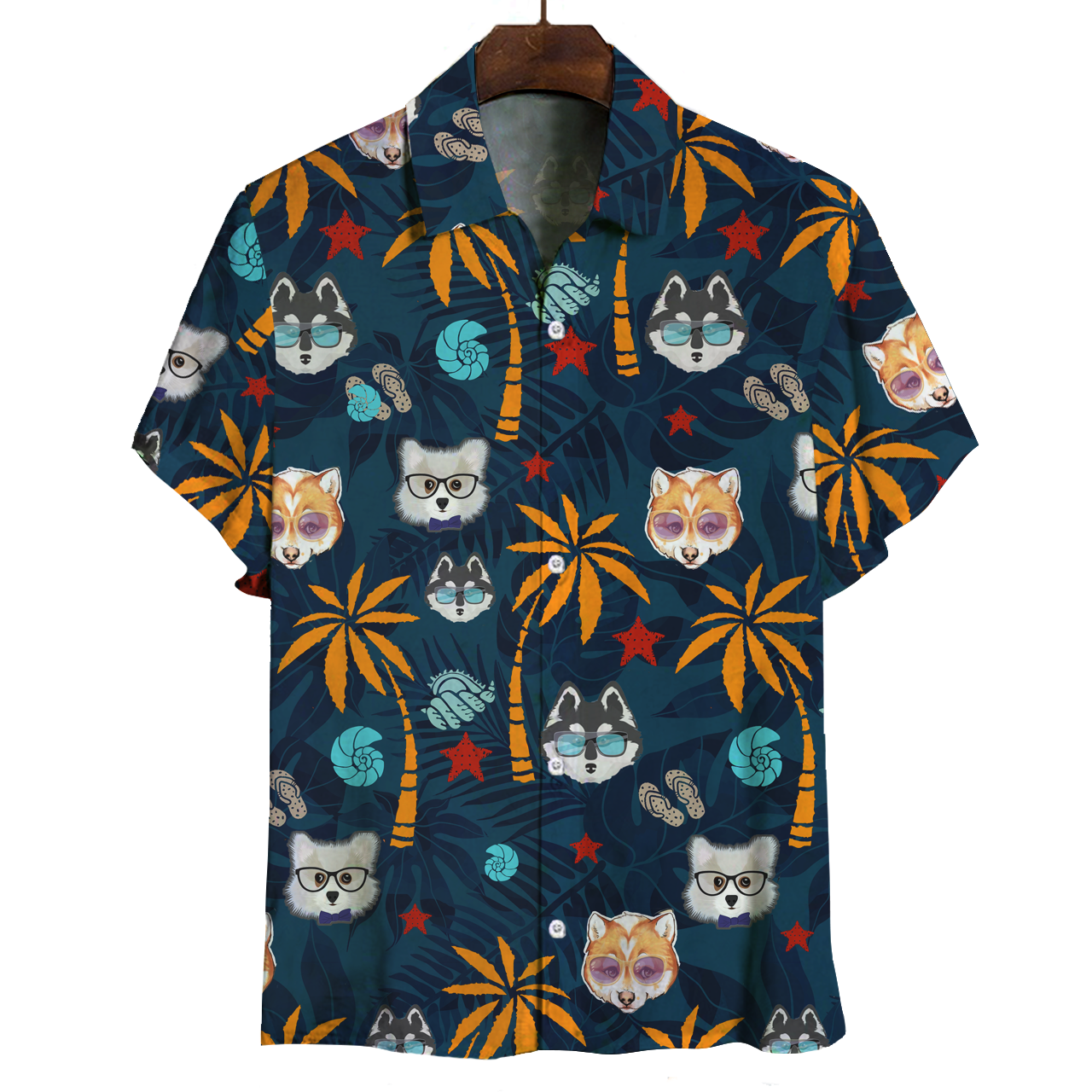 Aloha Hawaii Pomsky Shirt Ha67205