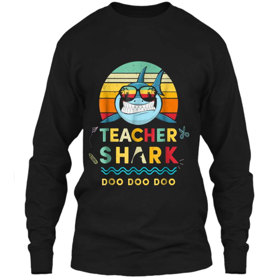 Teacher Shark  Gift For Teacher LS Ultra Cotton Tshirt