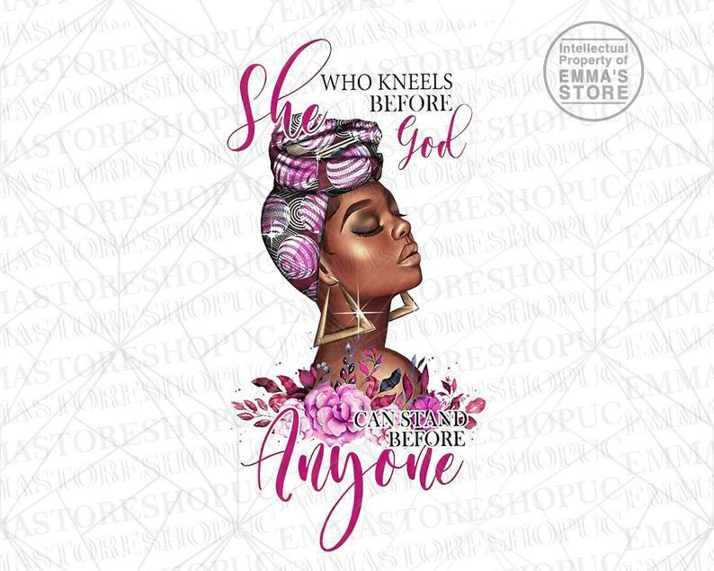 Black History Png, She Who Kneels Before God Png, Afro Lady Poster, African Woman