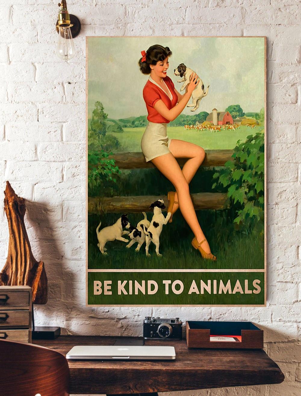 Veterinarians Be Kind To Animals Canvas And Poster, Canvas Prints, My Poster Wall, Canvas Wall Art, Wall Decor Visual Art