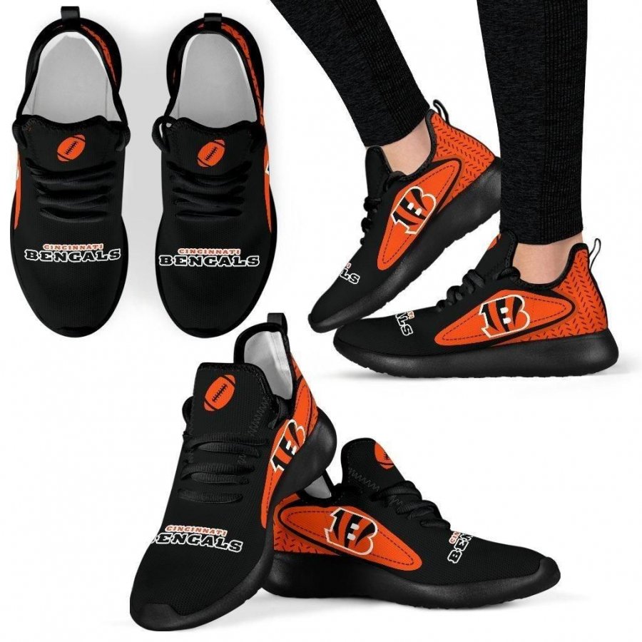 Legend React Cincinnati Bengals Mesh Knit Sneakers #728