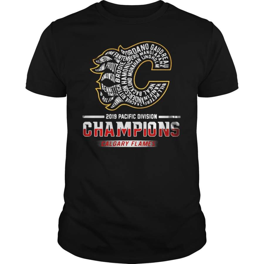 2019 Pacific division champions Calgary Flames T-Shirt