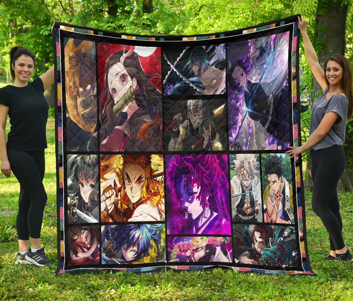 Powerful Characters Demon Slayer Premium Quilt Blanket Anime Home Decor Custom For Fans Na031602