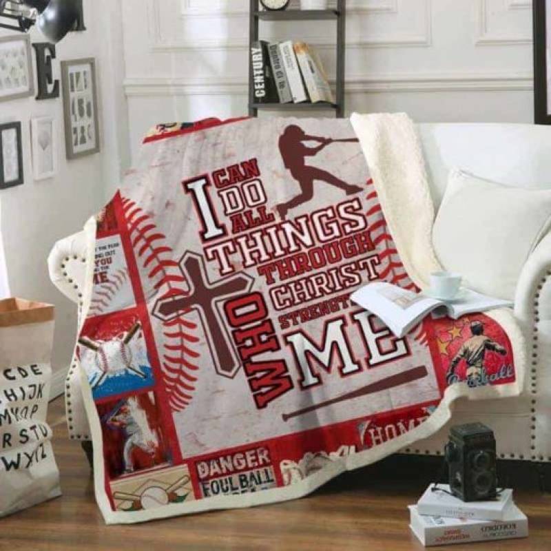 Baseball #1127-4 Sherpa Blanket