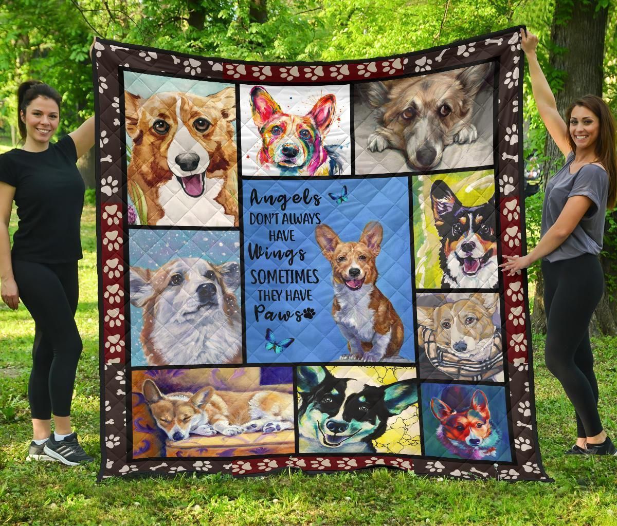 Corgi The Short Legs Awesome MYT188 3D Customized Quilt