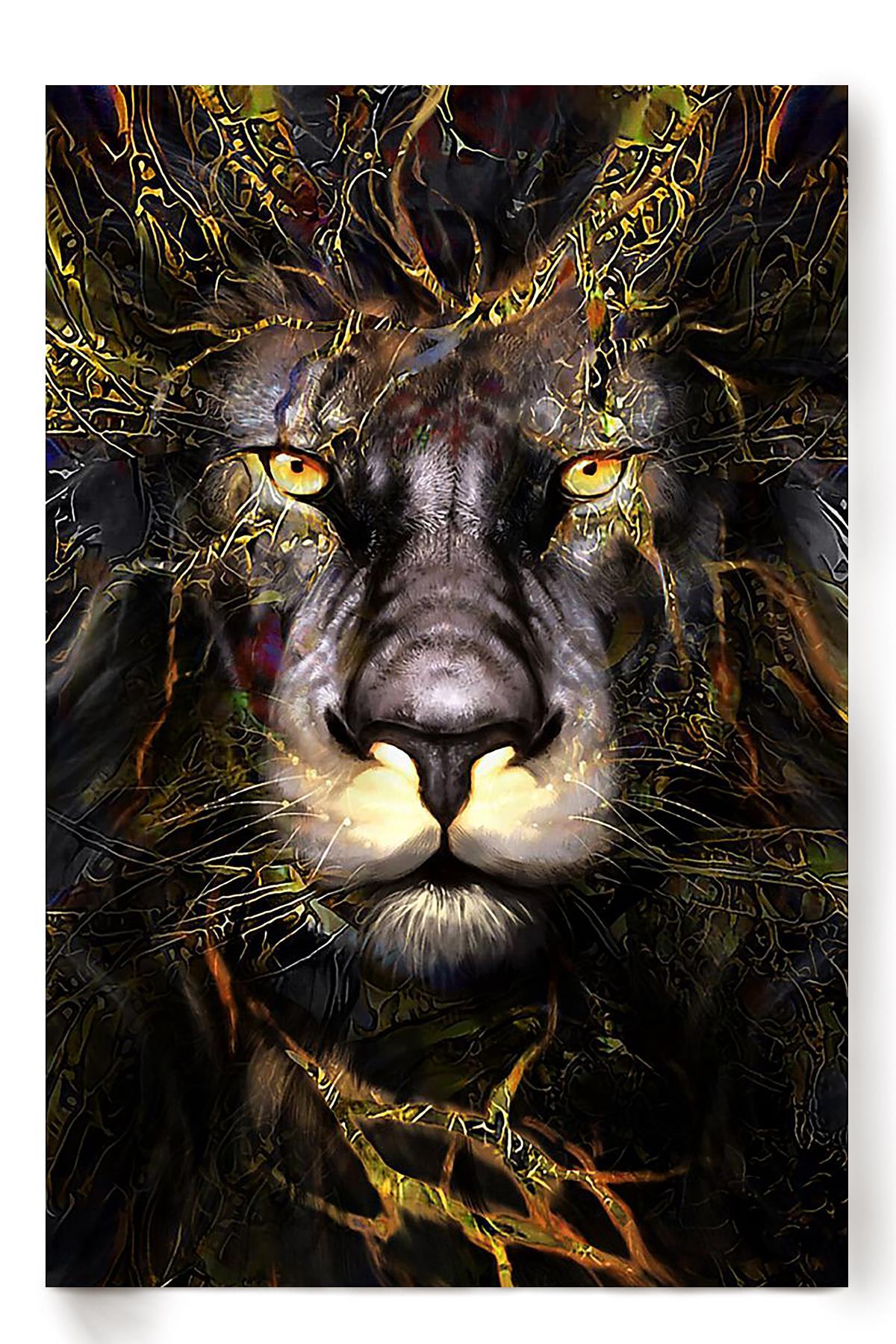 The Lion Of Judah Christian Wall Art Gift For Son Of God Poster