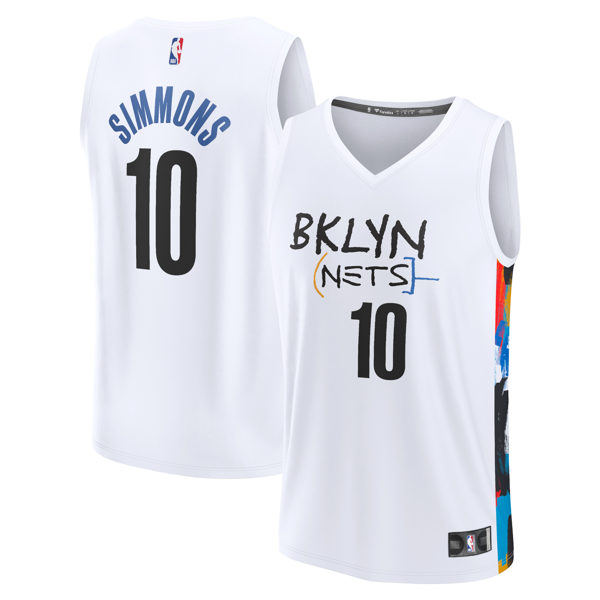 Ben Simmons Brooklyn Nets Fastbreak Jersey – City Edition – White