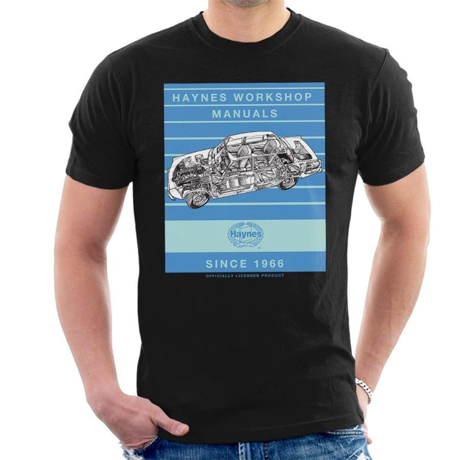 Haynes Workshop Manual 0034 Rover 2200 Stripe Men’s T-Shirt