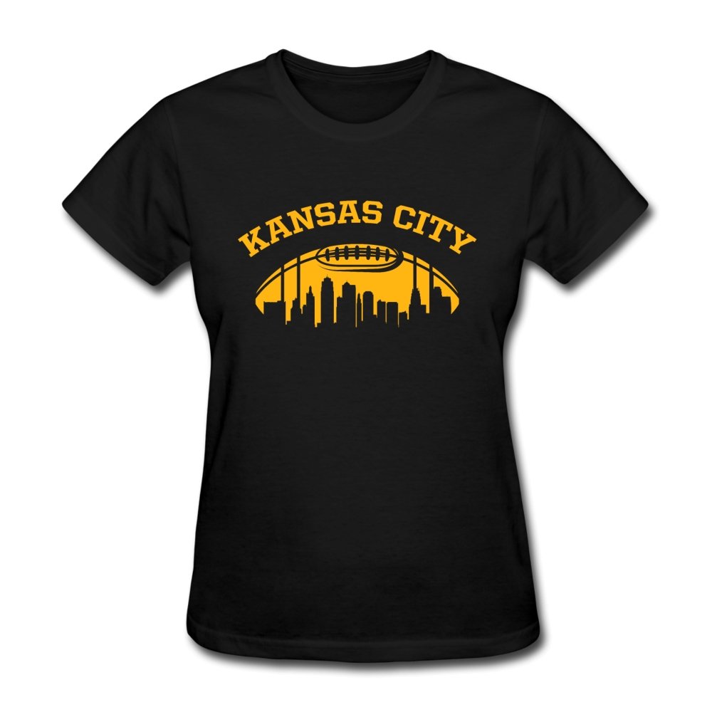 Kansas City Skyline – Kansas City Football – Women’S T-Shirt