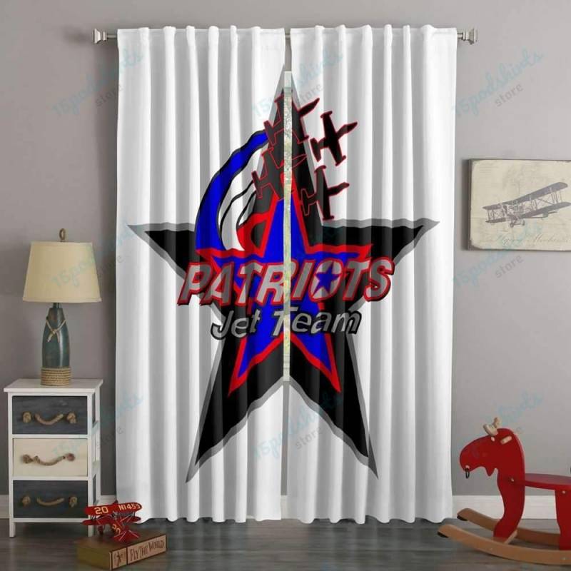 3D Printed Patriots Style Custom Living Room Curtains