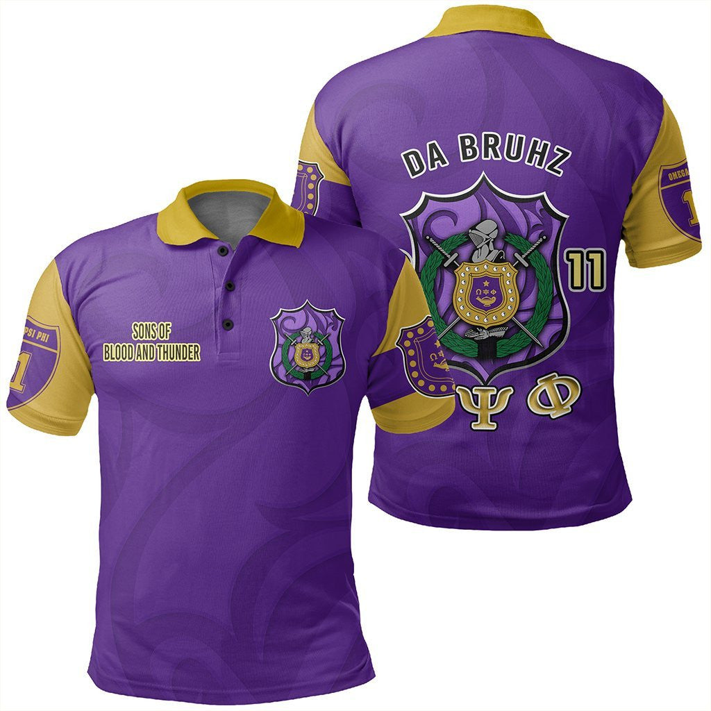 Fraternity Polo – Omega Psi Phi Da Bruhz Polo Shirt