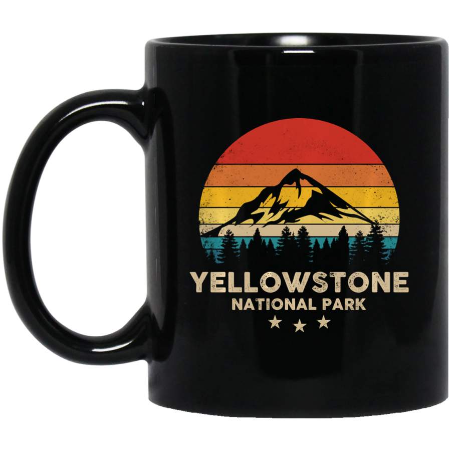 Vintage Yellowstone – National Park Retro Souvenir Coffee Mug