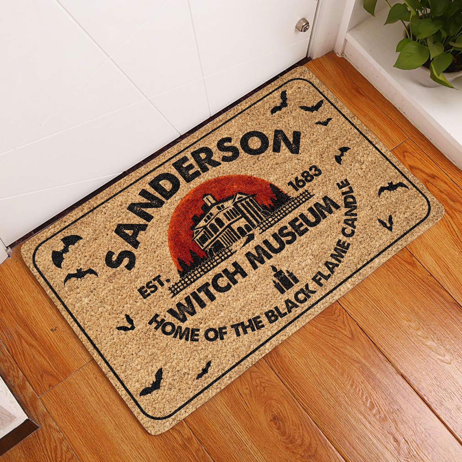 Sanderson-Witch Museum All Over Printing Doormat Pre1919