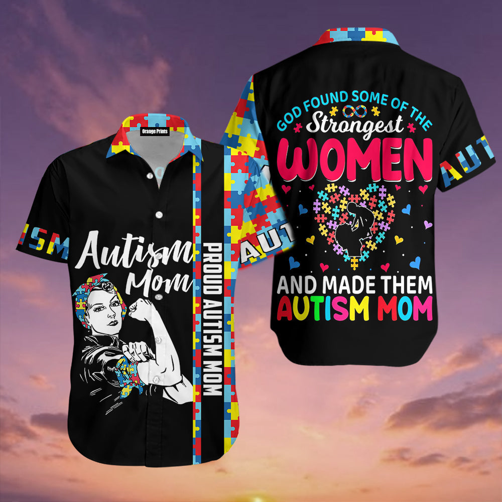 Autism Stronger Mom Hawaii Shirt For Men Women Adult Ha50341