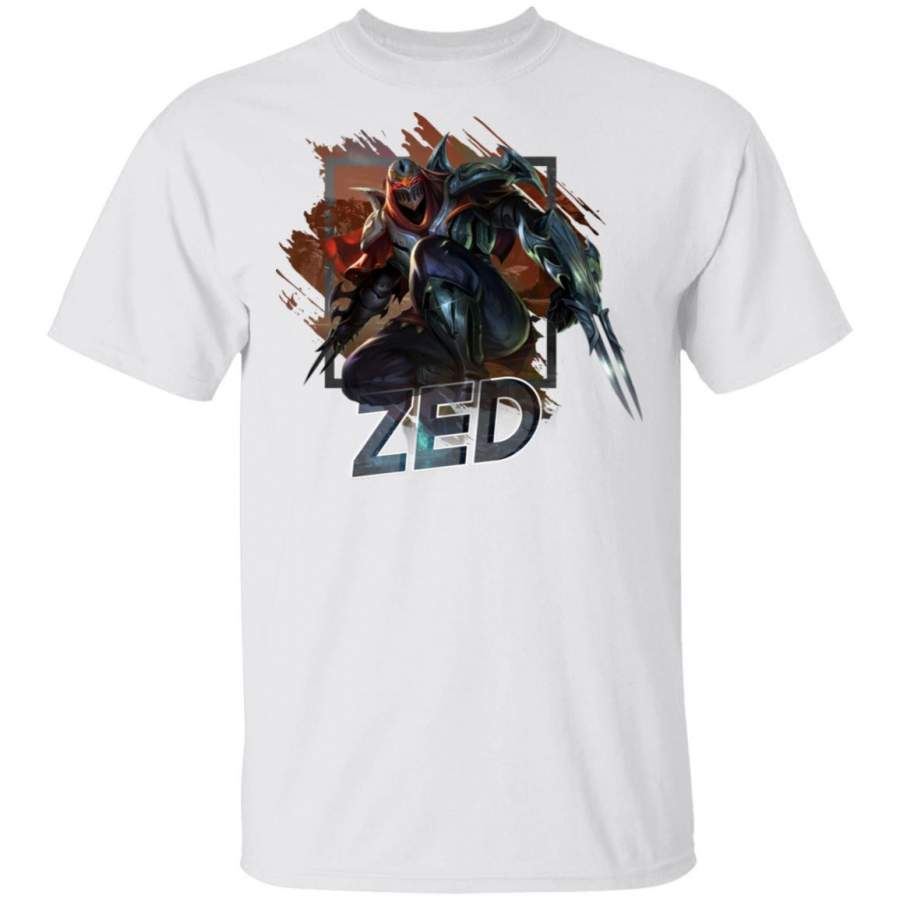 Gift for Gamer League of Legends Zed Themed T-Shirt