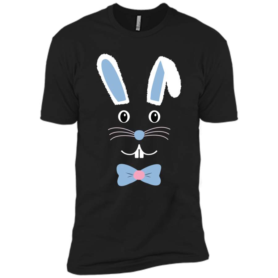 Cute Easter Bunny with Bowtie T-Shirt Next Level Premium Short Sleeve Tee