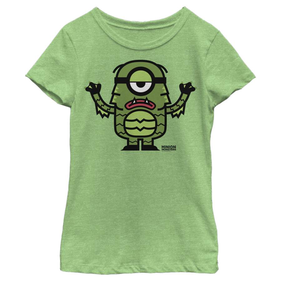 Despicable Me Girl’s Minions Creature From The Lagoon  T Shirt