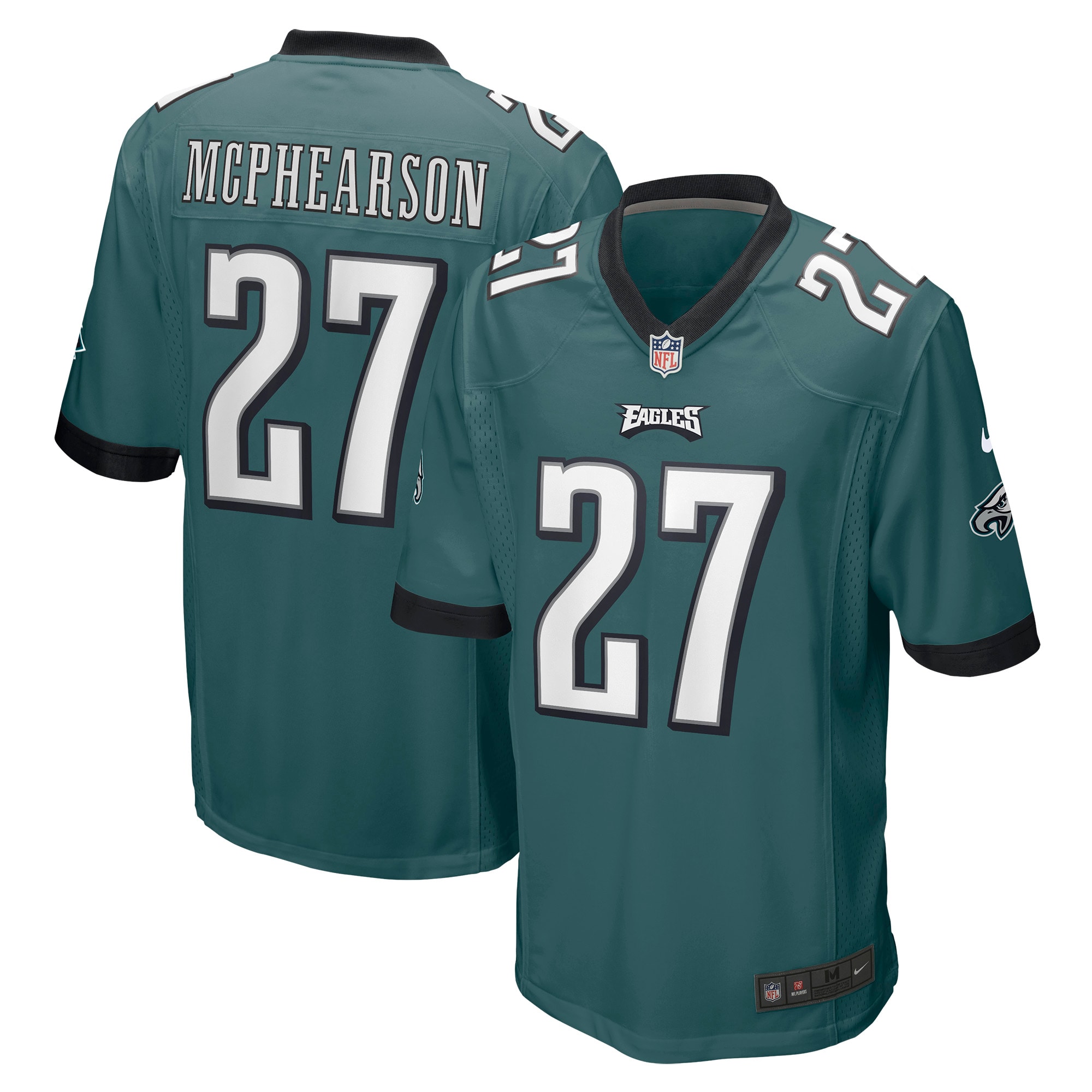 Zech McPhearson Philadelphia Eagles Game Jersey – Midnight Green