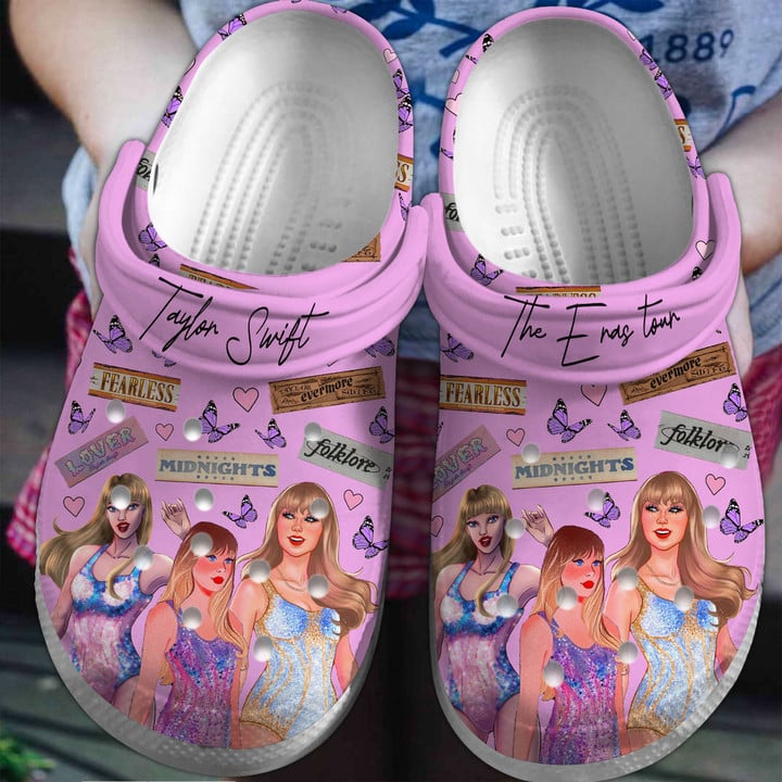 Taylor Swift Crocss Shoes Crocband Clogs Comfortable 12