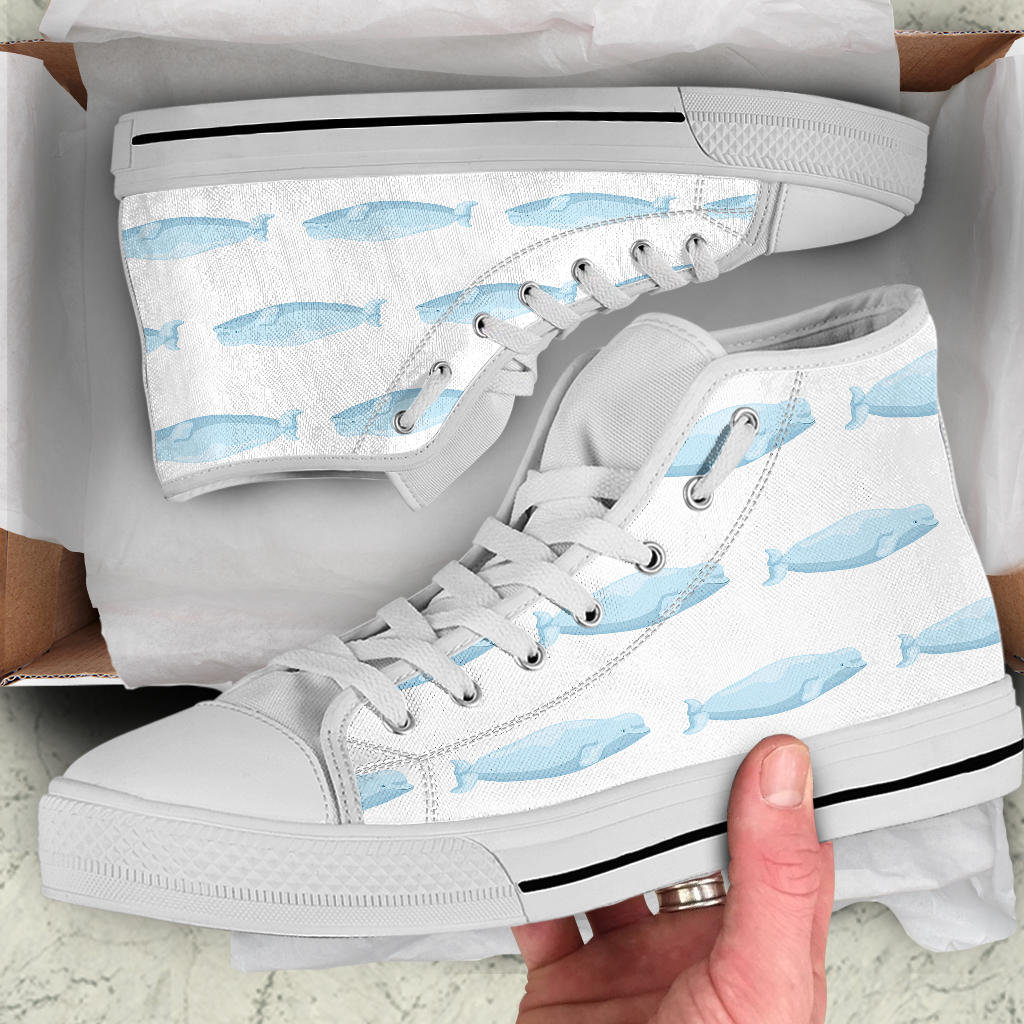 Beluga whale Shoes – Sneakers – Shoes with – Women shoes – Men Shoes – Kids Sneakers