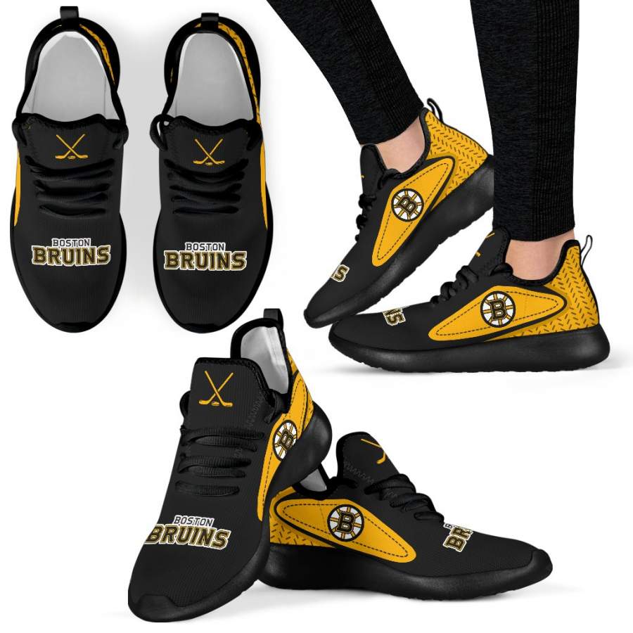 Legend React Boston Bruins Mesh Knit Sneakers