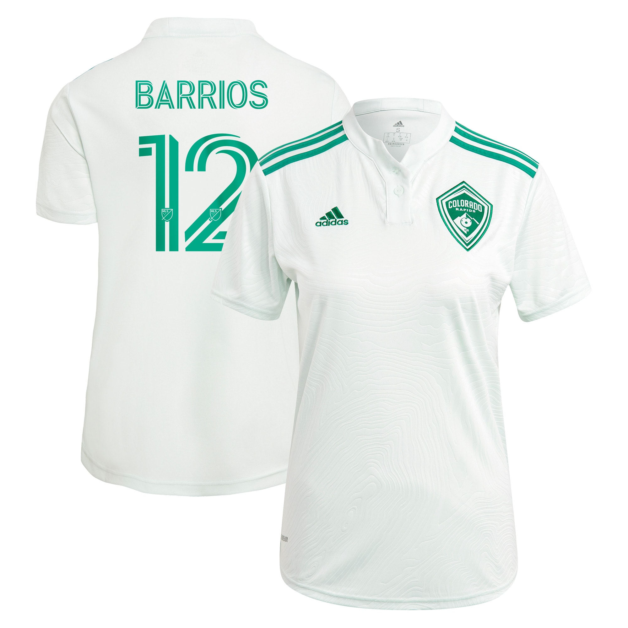 Michael Barrios Colorado Rapids Women's 2021 Class Five Replica Player Jersey – Green