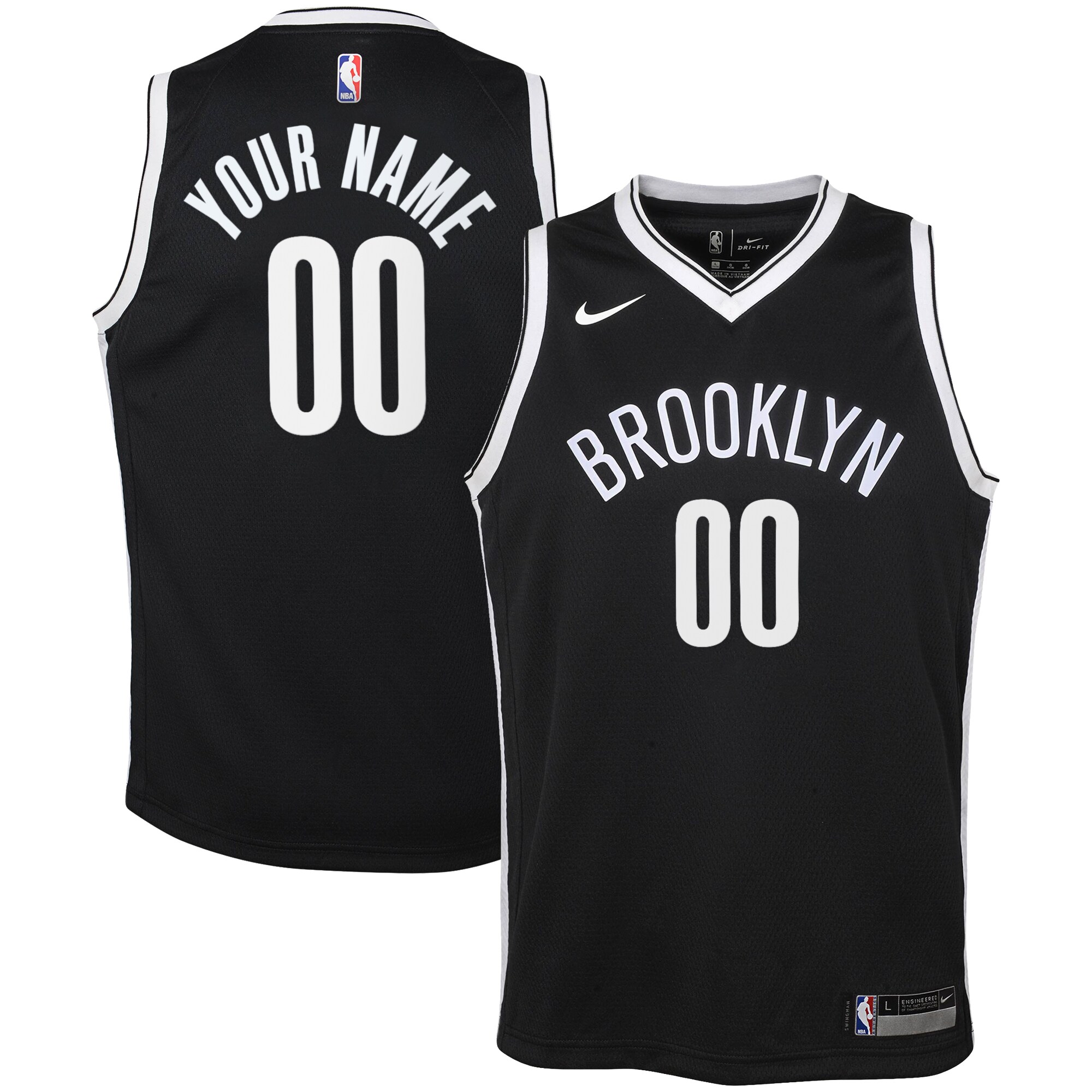 Brooklyn Nets Icon Swingman Jersey – Custom – Youth