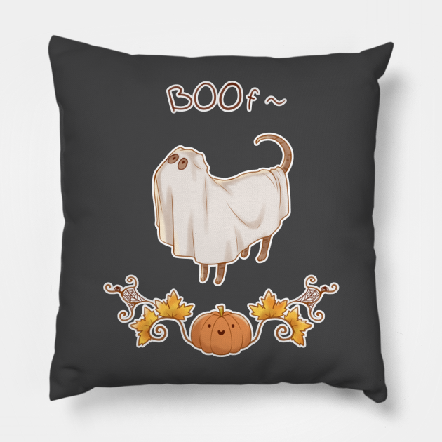 A Ghost And Totally Not A Dog Pillows, Halloween Pillow, Best Pilow, Halloween Decorations, Halloween Decor