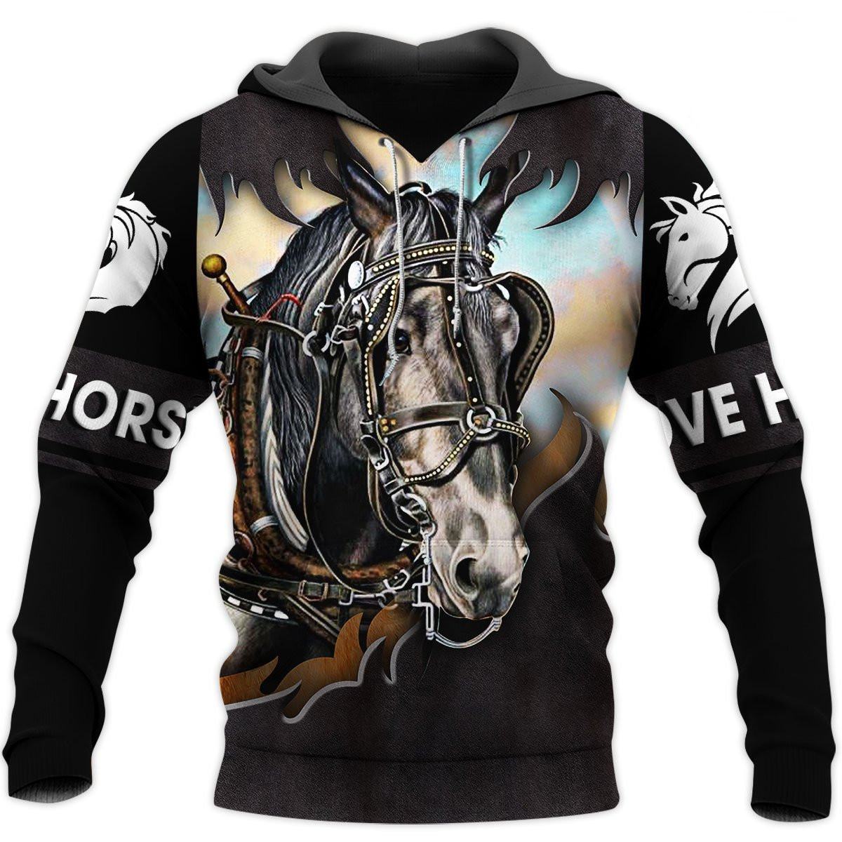 Love Horse 3D All Over Printed Shirts For Men And Women Tt130419