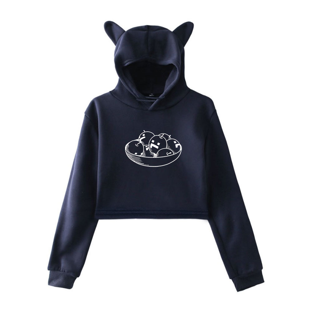 TapL Logo Pullover Hoodie Merch Hoodies Sweatshirts for Girls Cat Ear Crop Top Hoodie Youth alx