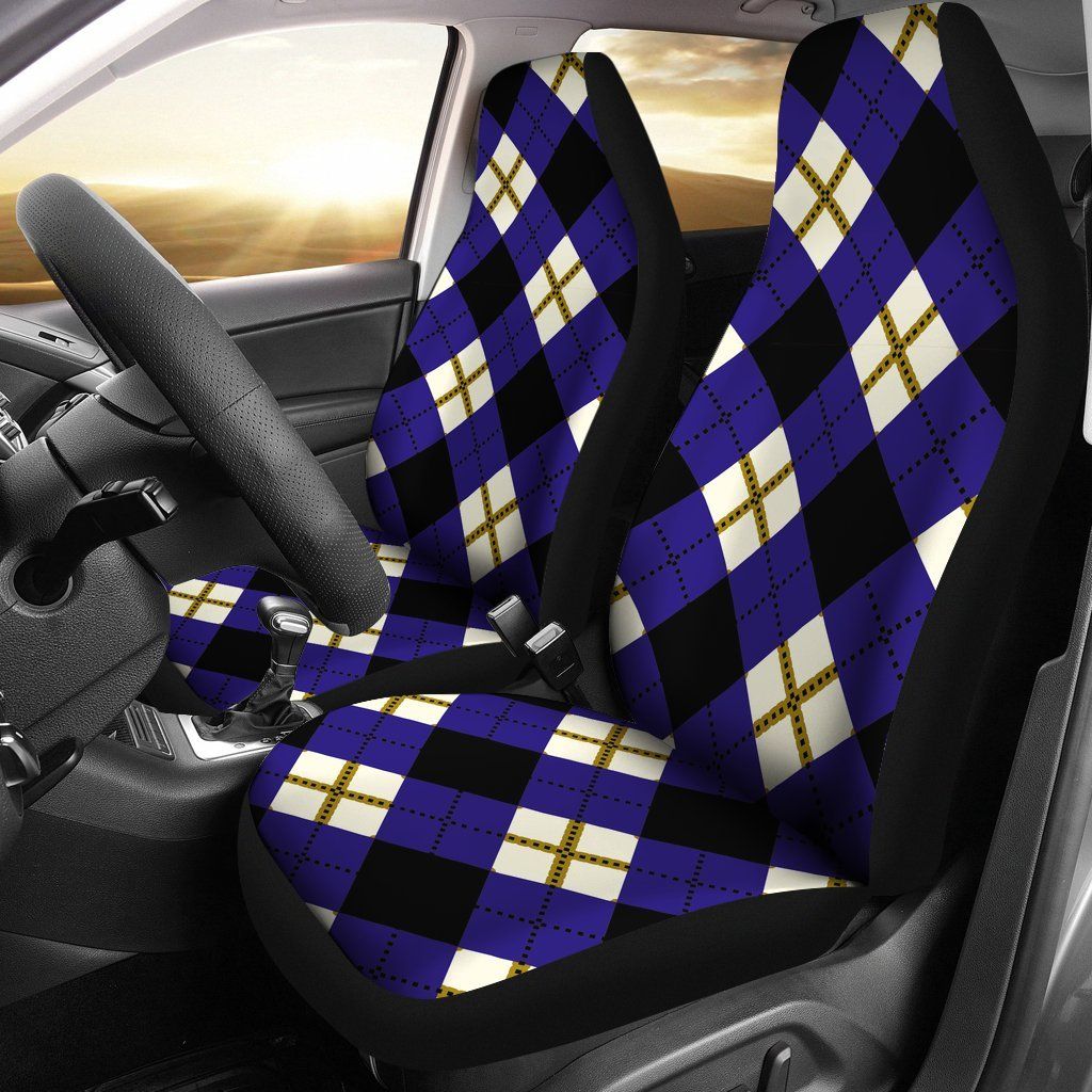 Baltimore Ravens Fans Car Seat Covers Argyle Baltimore Football