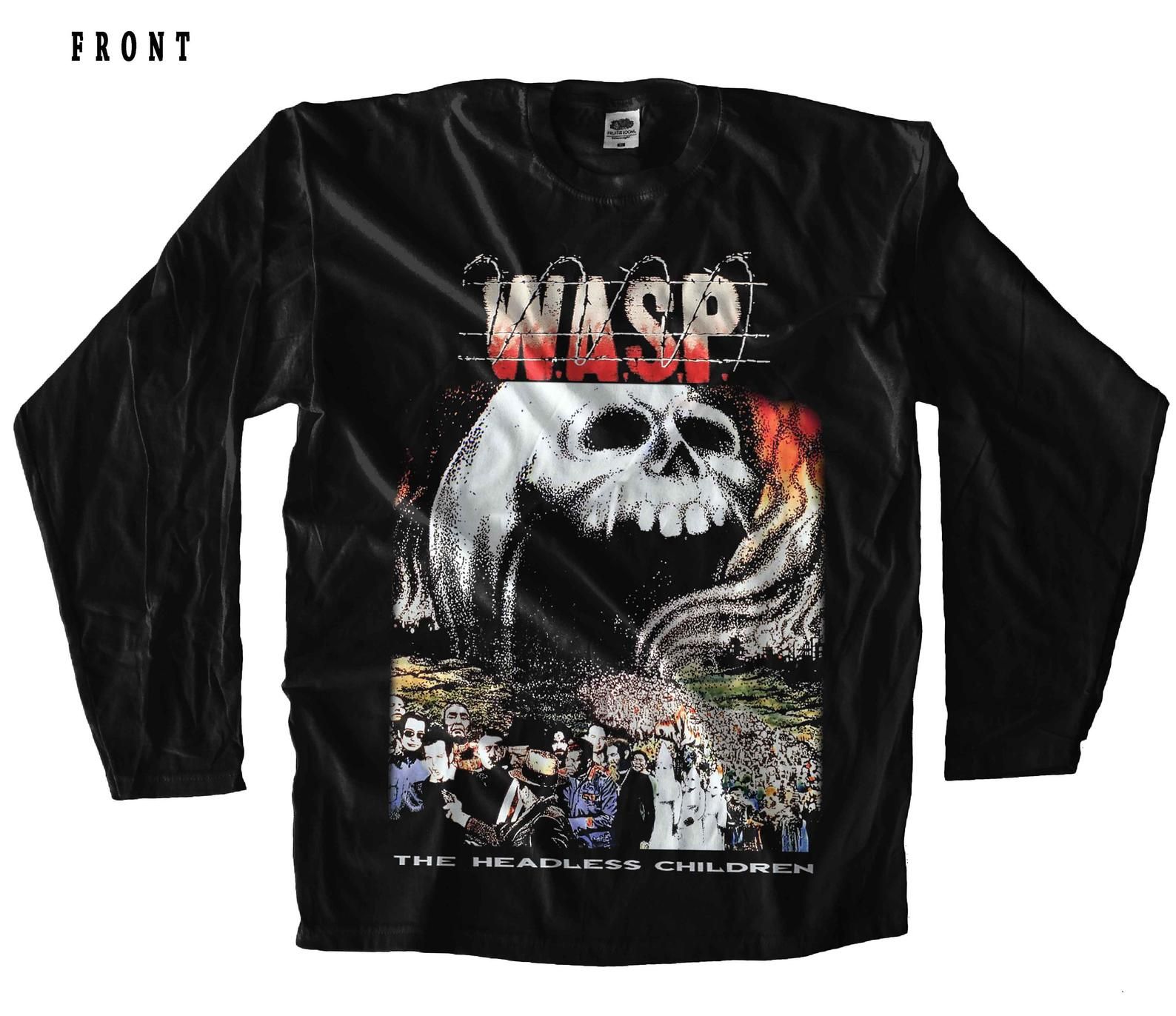 Wasp-The Headless Children Black Tshirt – Ss To 3