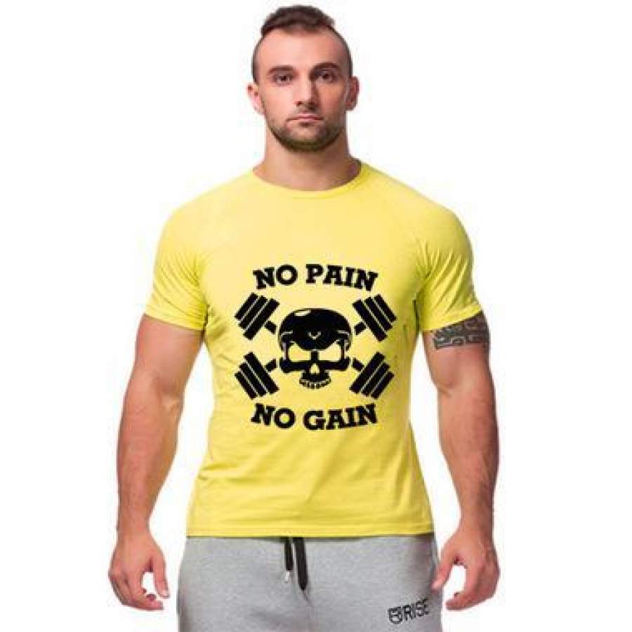 Men Animal Print Tracksuit T Shirt Bodybuilding Tee Man Anytime Hip Hop T-Shirts