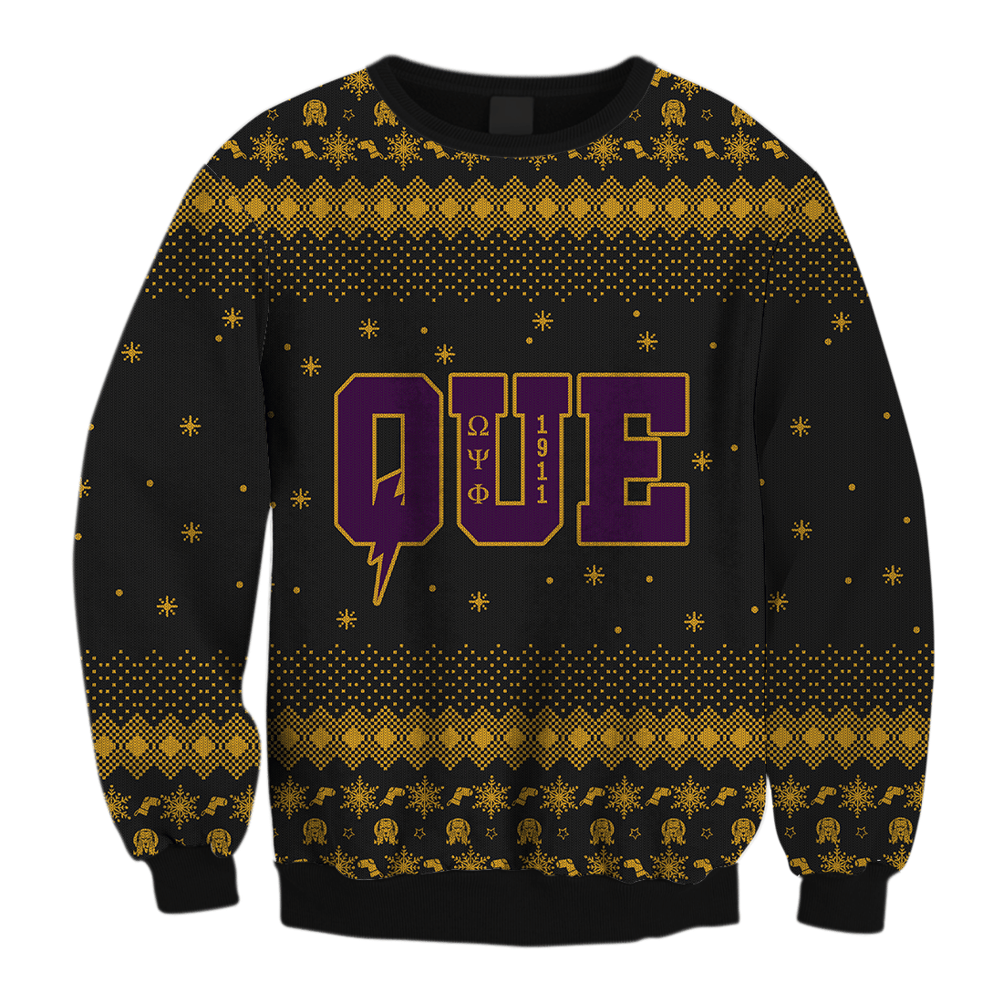 Fraternity Sweatshirt – Lux Que Thunder Omega Psi Phi Crewneck Sweatshirt