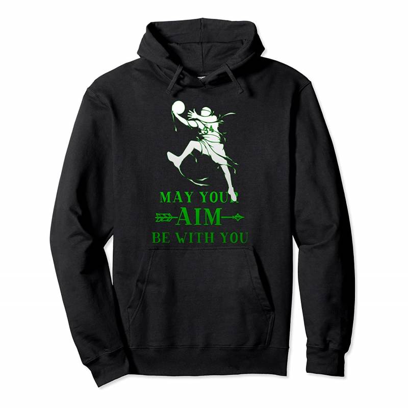 34 may your aim be with you Milwaukee Basketball Bucks Pullover Hoodie