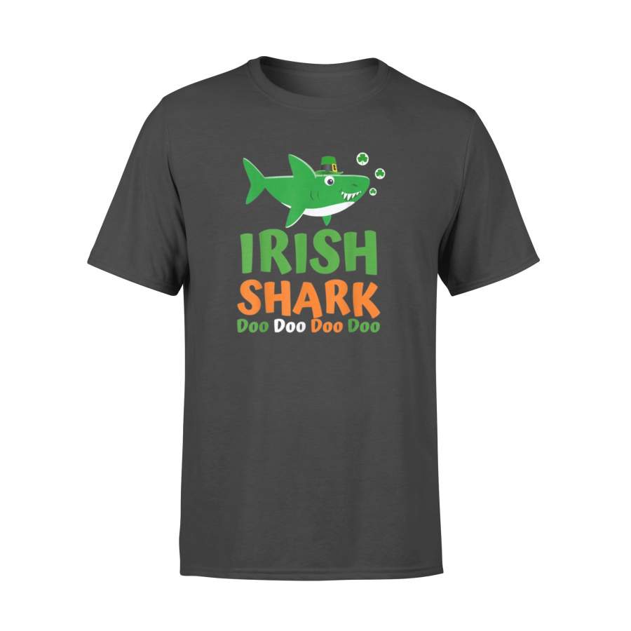 St Patricks Day Shirt Kids Toddler Women Men Irish Shark T-shirt