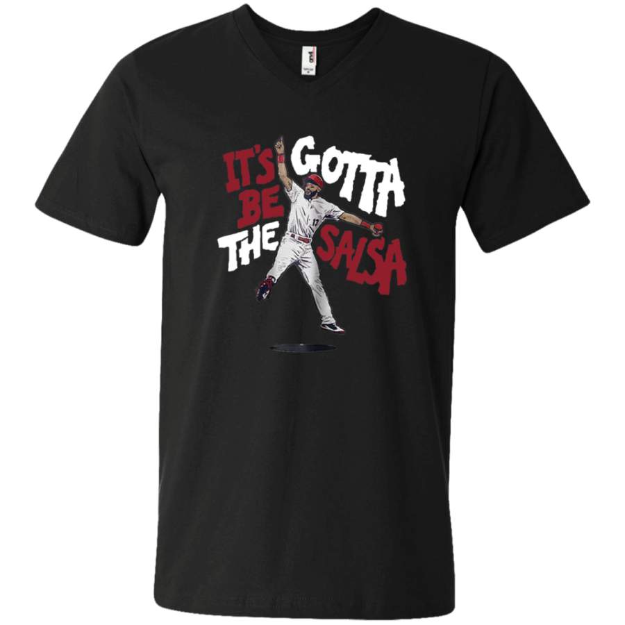 AGR It’s Gotta Be The Salsa Matt Unisex V-neck