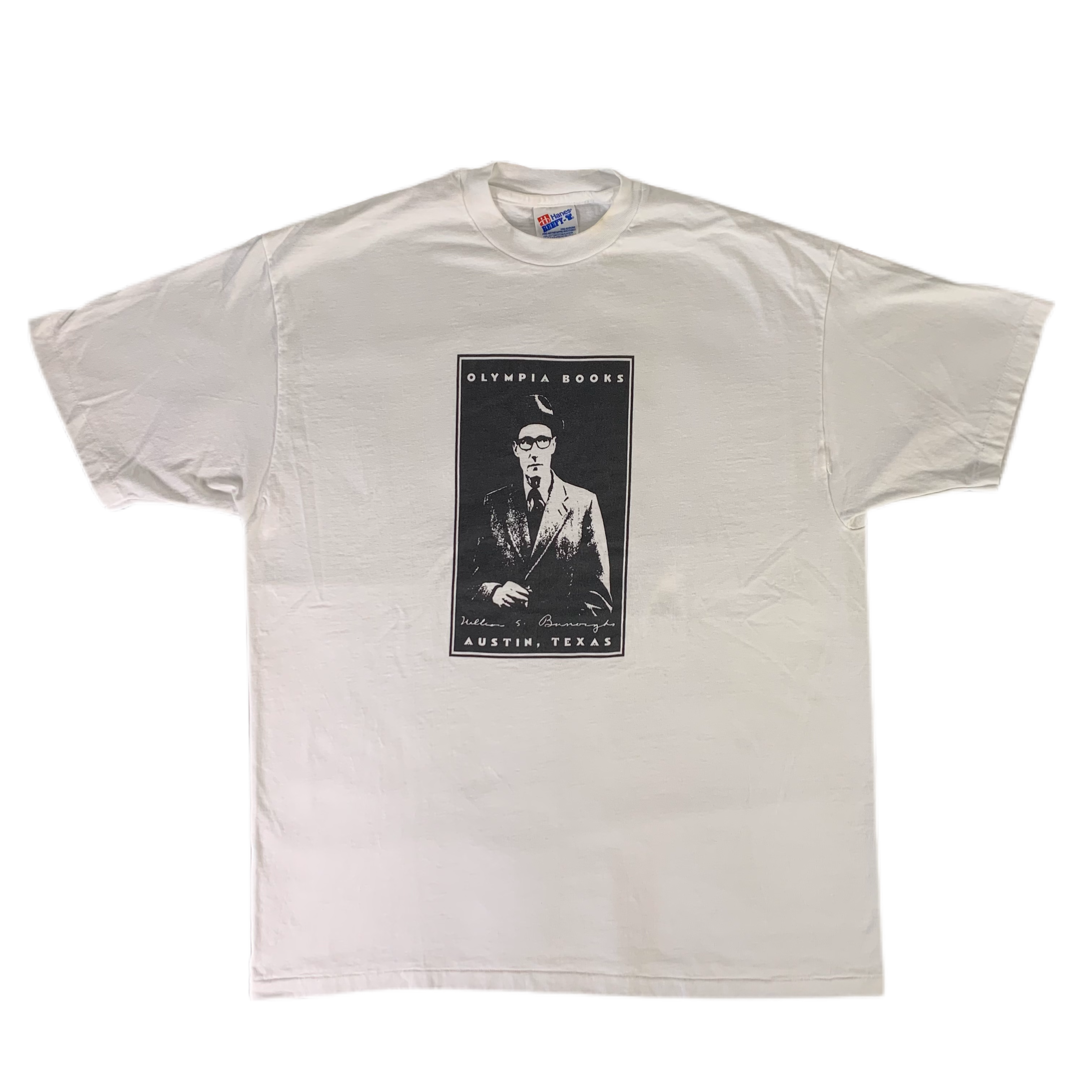 Vintage William S. Burroughs “Olympia Books” Austin, Texas T-Shirt