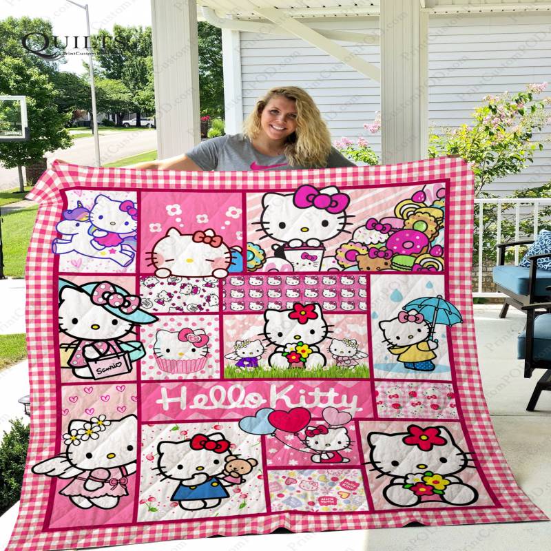 ADU- Hello Kitty 3D Quilt Blanket Ver 1