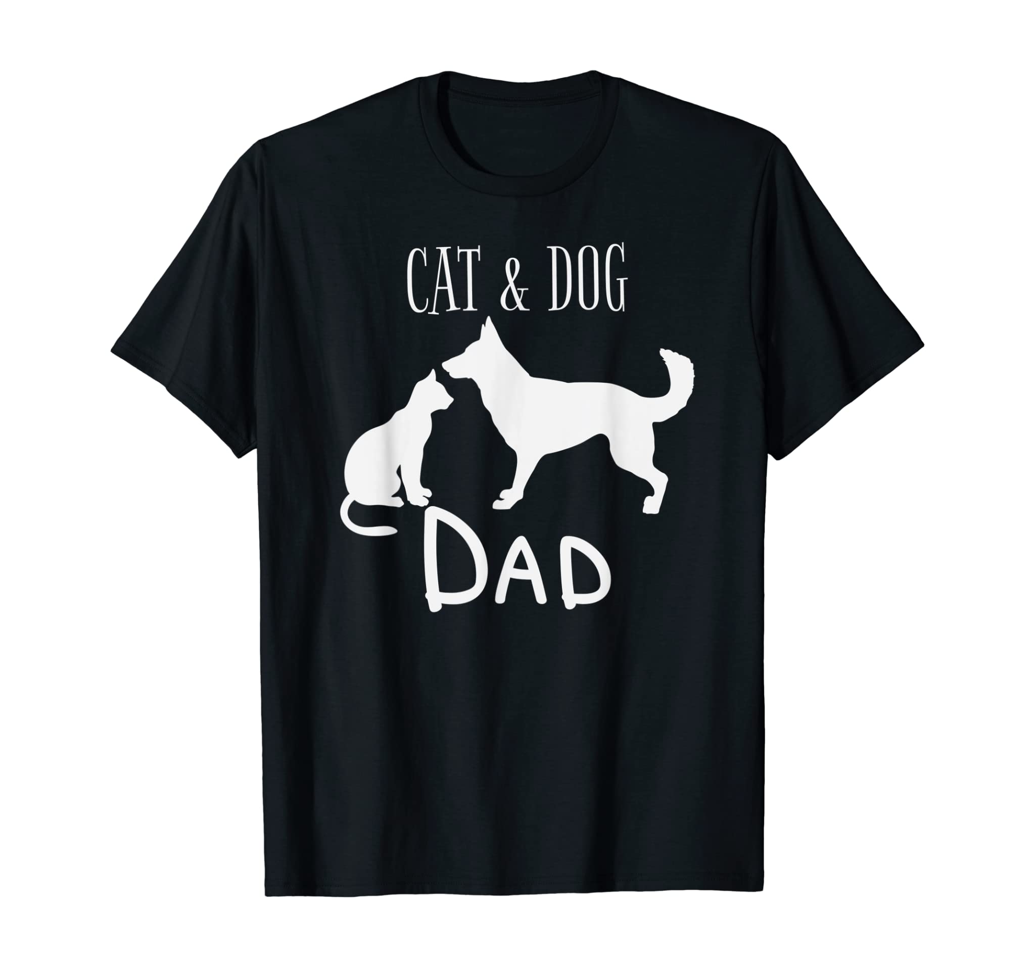 Cat Dog Dad Owner Cute Father Daddy Pet Animal Papa Gift T-Shirt