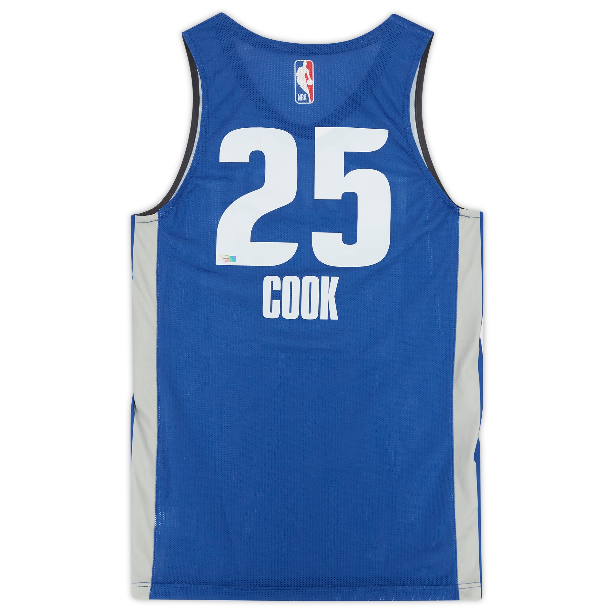 Tyler Cook Detroit Pistons Fanatics 2021 NBA Summer League Game Used #25 Blue Jersey – Size L+2