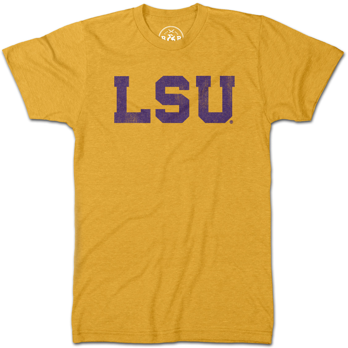 B&B Dry Goods Lsu Tigers Athletic Block T-Shirt – Mustard