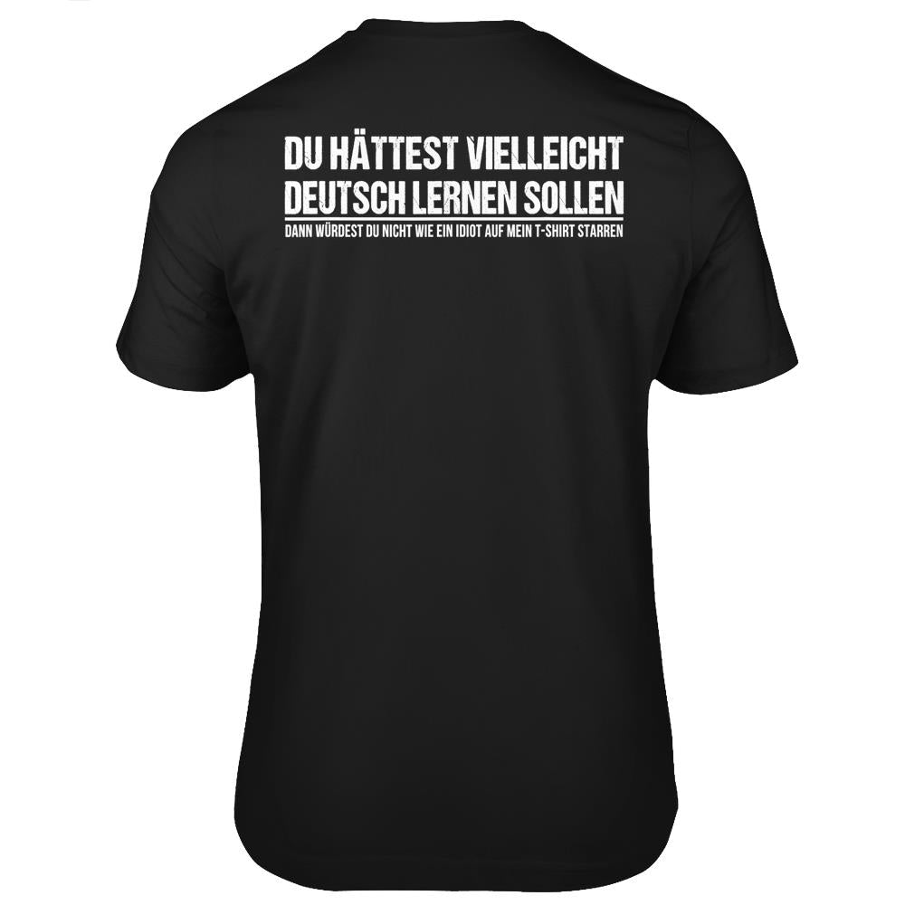 Funny German Speaker Shirt Deutschland Quote Gift T Shirts Print On Back