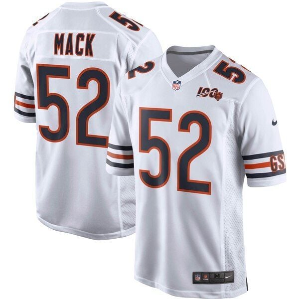 Khalil Mack Chicago Bears 100Th Season Game Jersey White 2019