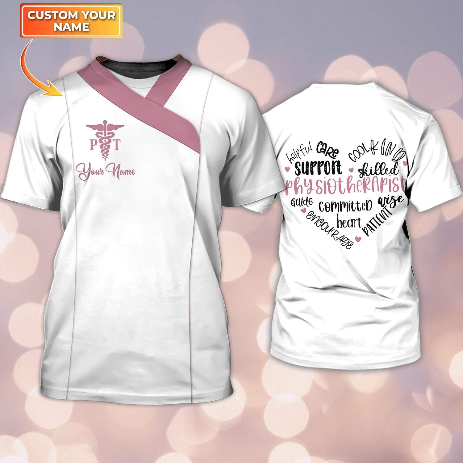 Custom 3D Physiotherapist Shirt For Men Women, Physiotherapist Gift