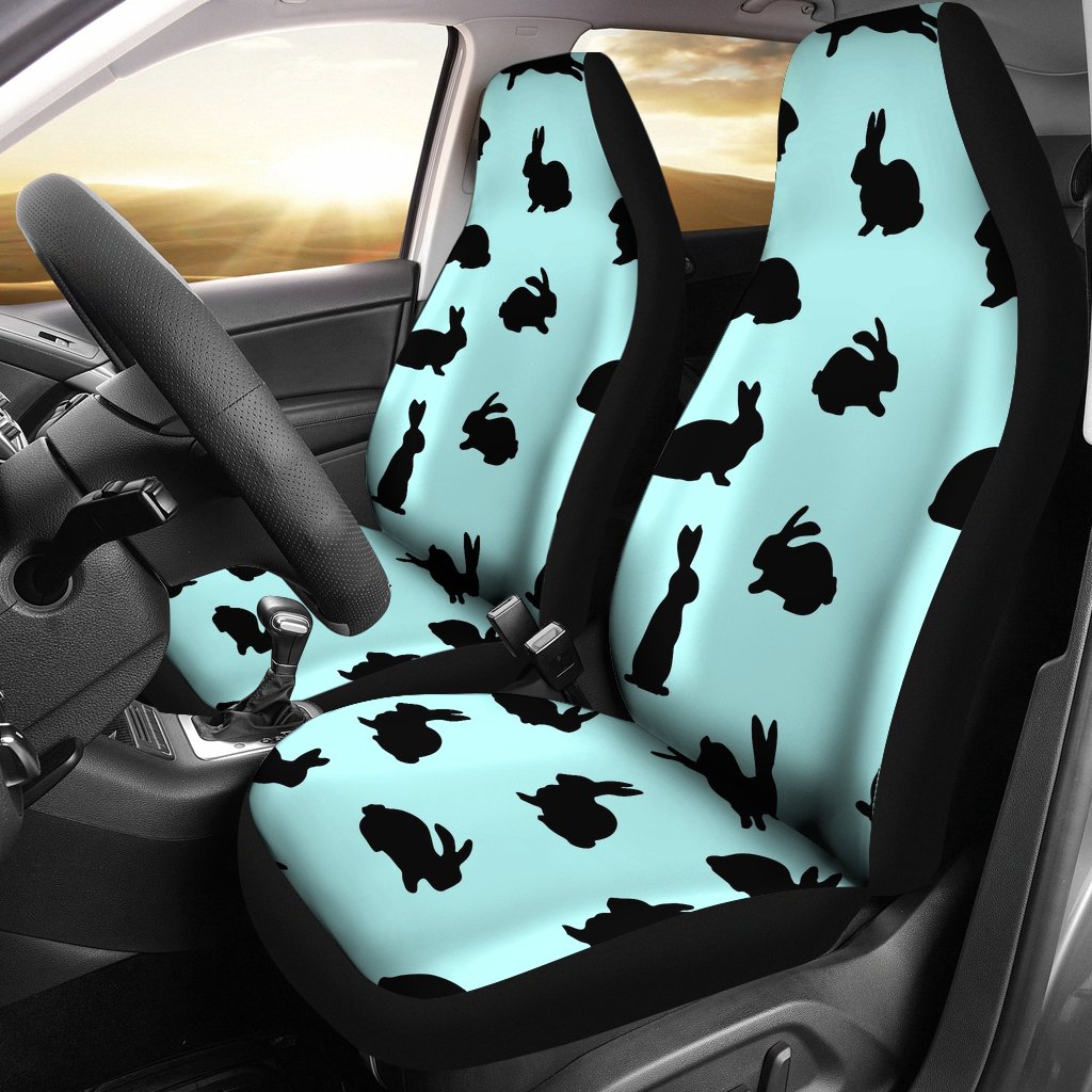 Rabbit Pattern Print Design RB010 Universal Fit Car Seat Covers