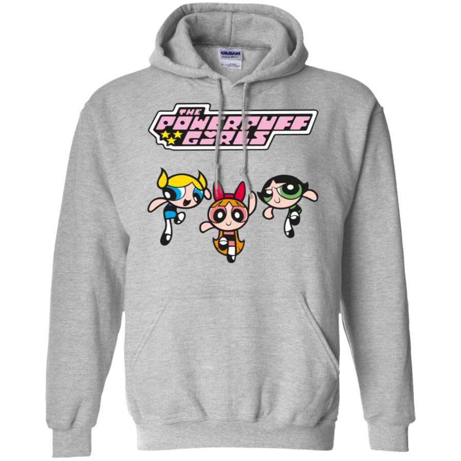 AGR The PowerPuff Girls Happy Girls Gildan Pullover Hoodie